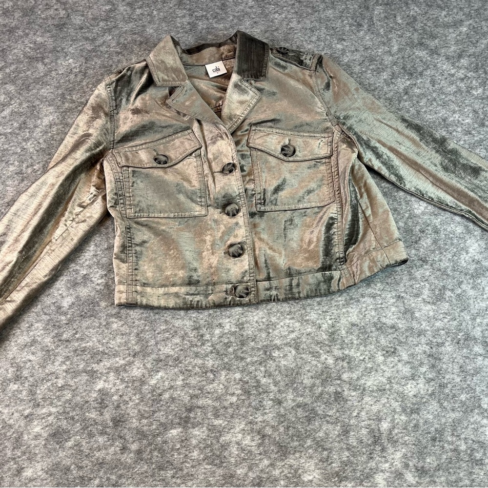 CAbi Metallic Utility Jacket